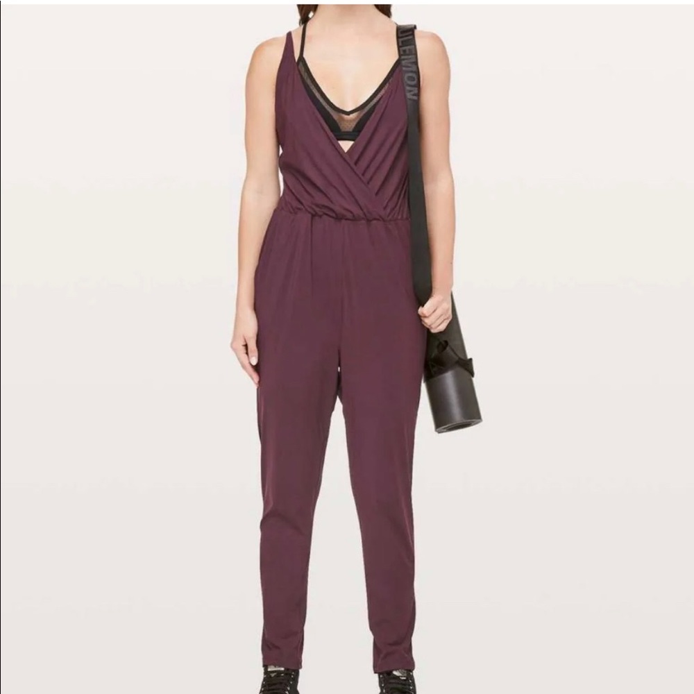 All for it Onesie Lululemon Jumpsuit size 8